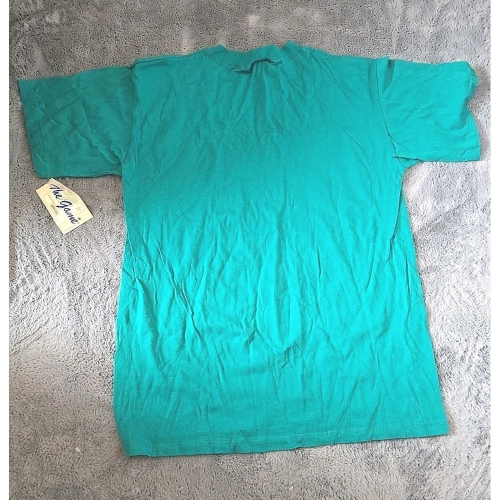 Vintage Miami Dolphins Shirt The Game 1993 NOS New With Tags Medium Deadstock - Picture 2 of 16
